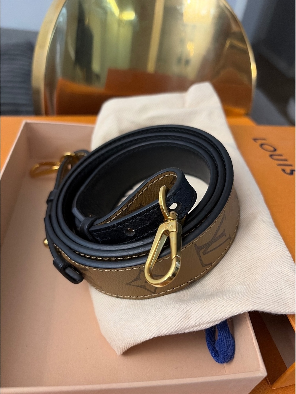 Louis Vuitton Monogram Canvas Adjustable Shoulder Strap - Picture 3 of 3